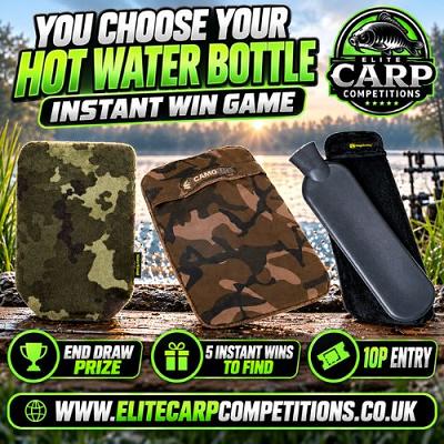 YOU CHOOSE YOUR HOT WATER BOTTLE INSTANT WIN GAME + END DRAW