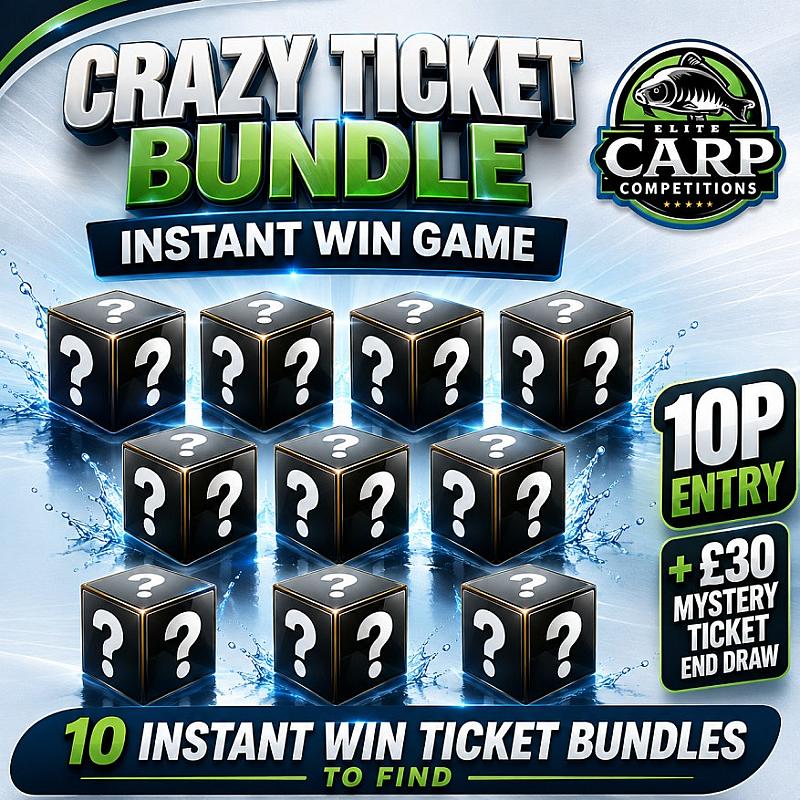 CRAZY TICKET BUNDLE INSTANT WIN GAME + END DRAW#BT12