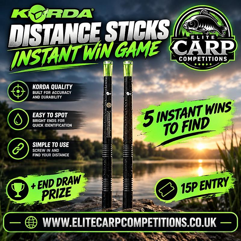 KORDA DISTANCE STICKS INSTANT WIN GAME + END DRAW