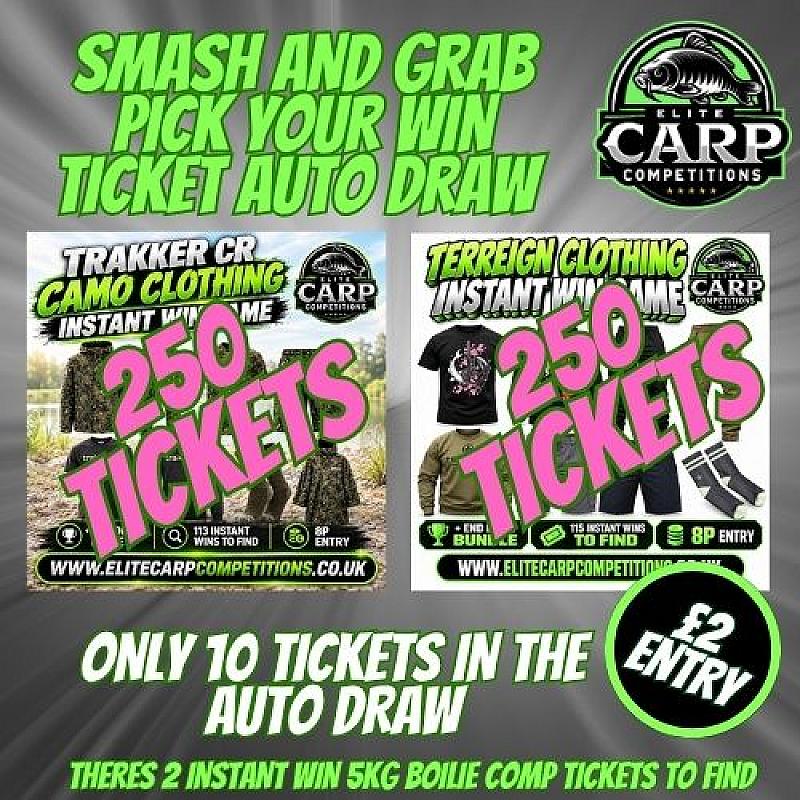 SMASH AND GRAB PICK YOUR WIN TICKET AUTO DRAW#MMO