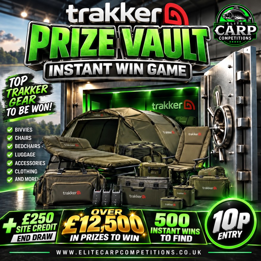 TRAKKER PRIZE VAULT INSTANT WIN GAME + £250 SITE CREDIT END DRAW