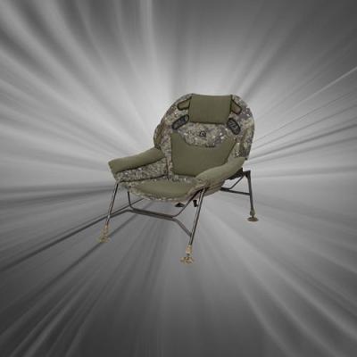 YOU WIN A TRAKKER LEVELITE COLOSSUS CAMO DECLINER CHAIR OR £200 CASH 