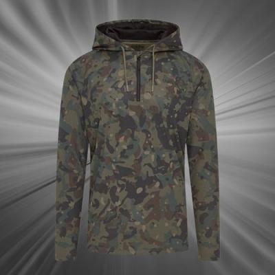 YOU WIN A TRAKKER CAMO UV HOODED SHIRT OR £36 CASH 