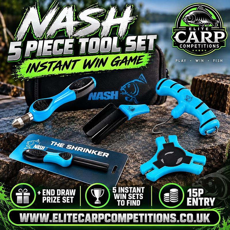 NASH 5 PIECE TOOL SET INSTANT WIN GAME + END DRAW