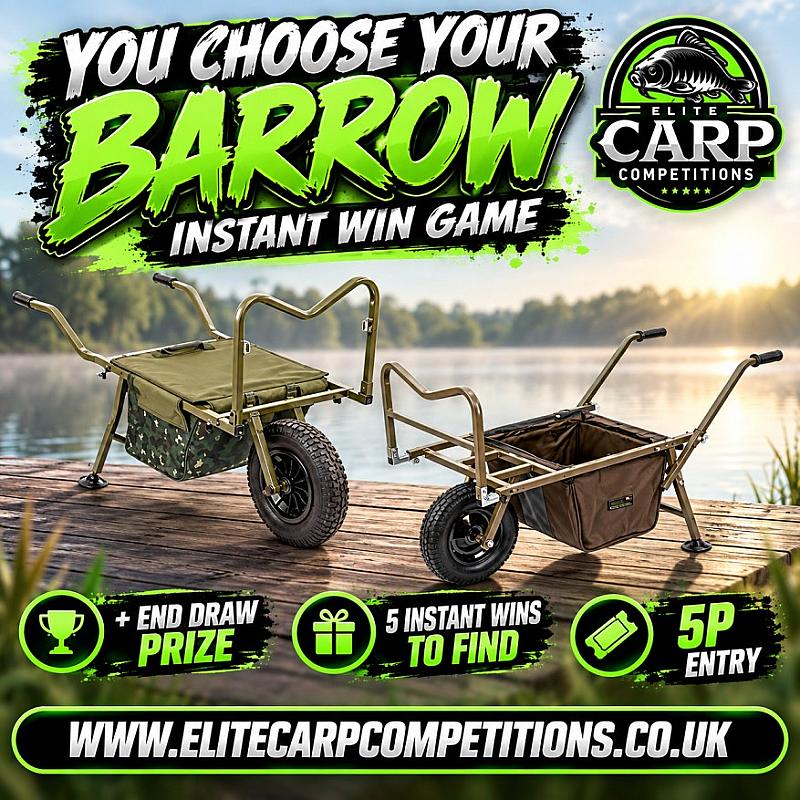 YOU CHOOSE YOUR BARROW INSTANT WIN GAME + END DRAW