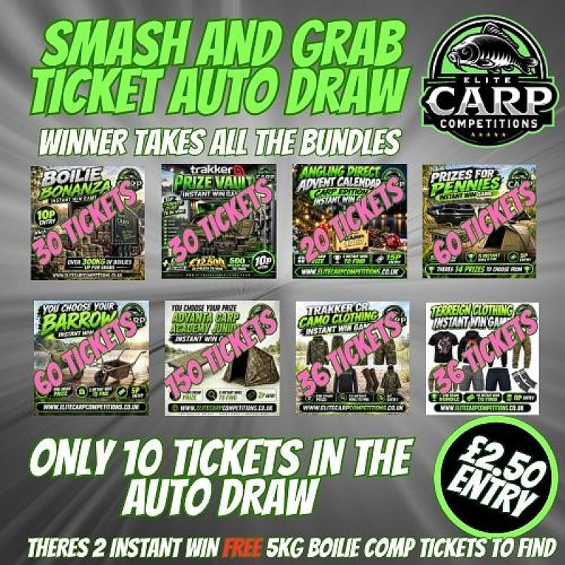 SMASH AND GRAB TICKET AUTO DRAW#ZX2