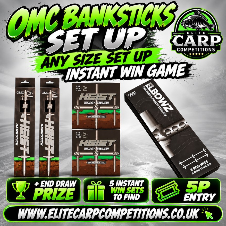 OMC HEIST BANKSTICK SET UP ANY SIZE INSTANT WIN GAME + END DRAW 