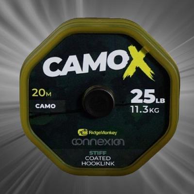 YOU WIN A RIDGE MONKEY CONNEXTION CAMOX STIFF COATED HOOKLINK OR £11 CASH