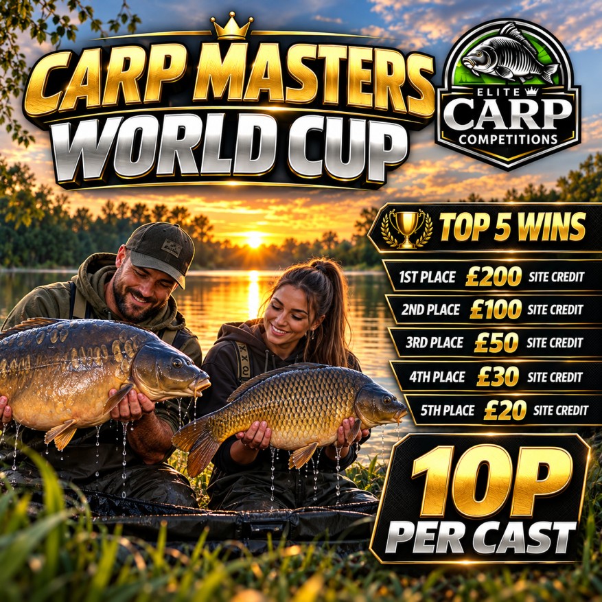 CARP MASTERS WORLD CUP STONEACRES LAKE