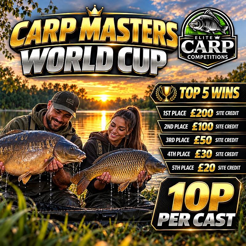 CARP MASTERS WORLD CUP STONEACRES LAKE