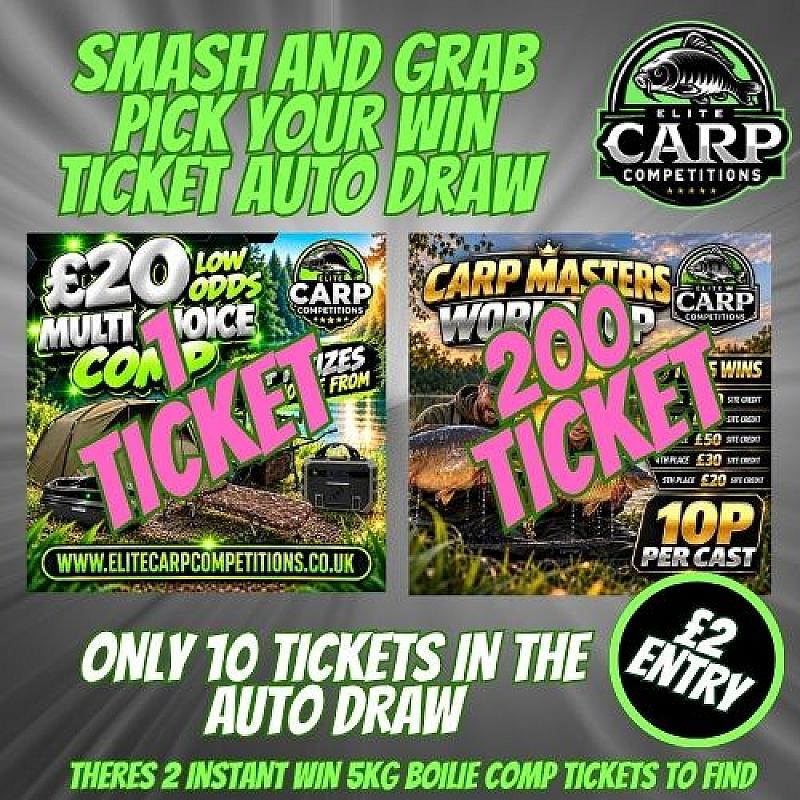 SMASH AND GRAB PICK YOUR WIN TICKET AUTO DRAW#AQ1
