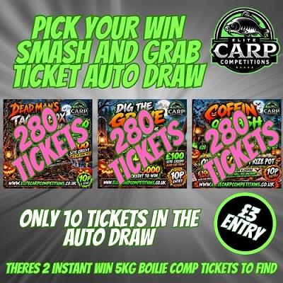 SMASH AND GRAB PICK YOUR WIN TICKET AUTO DRAW#AZ2