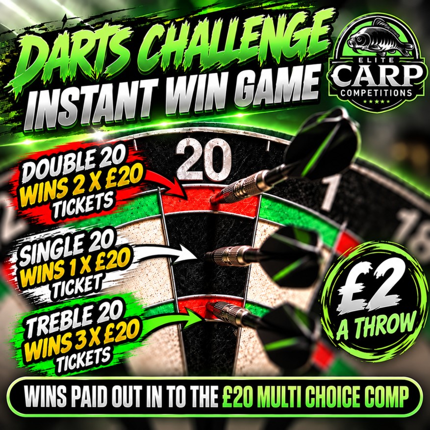 DARTS CHALLENGE TICKET BUNDLE INSTANT WIN GAME