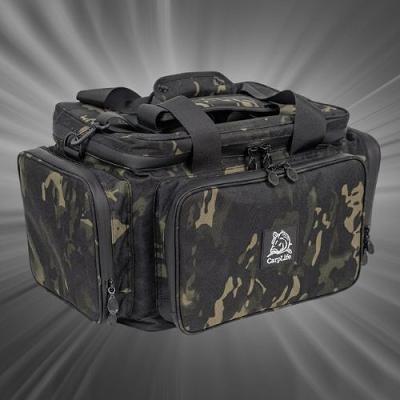 YOU WIN A CARP LIFE ECLIPSE CAMO ELITE COMPACT CARRYALL OR £56 CASH