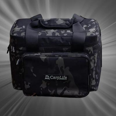 YOU WIN A CARP LIFE ECLIPSE CAMO COOL BAG 27L OR £50 CASH