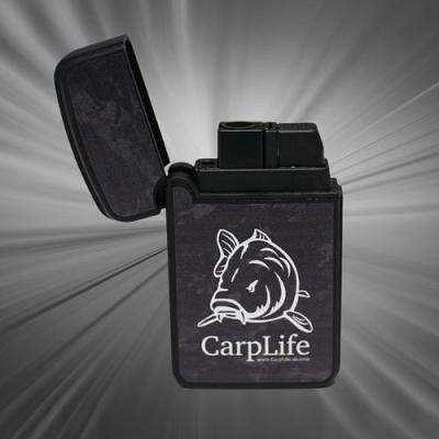 YOU WIN A CARP LIFE JET FLAMED CAMO LIGHTER OR £7 CASH
