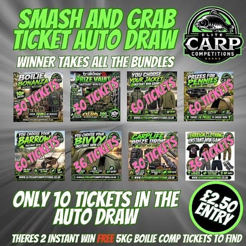SMASH AND GRAB TICKET AUTO DRAW#M2