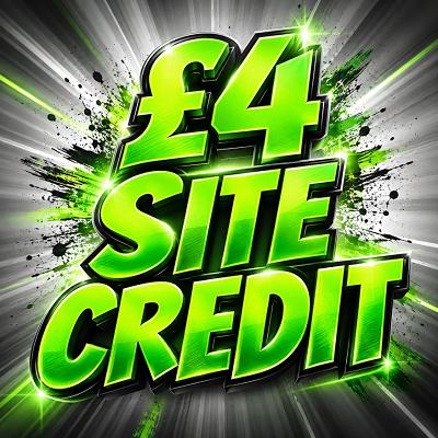 YOU WIN £4 SITE CREDIT