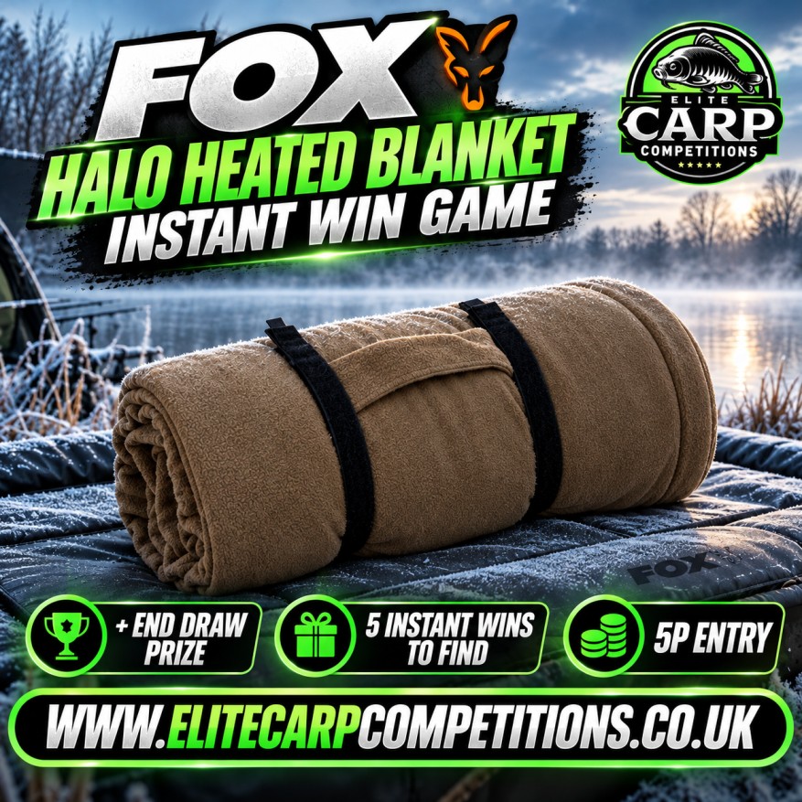 FOX HALO HEATED BLANKET INSTANT WIN GAME + END DRAW