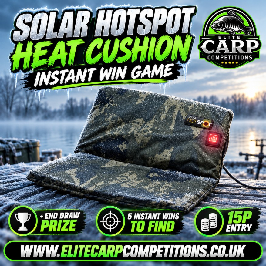 SOLAR HOTSPOT HEAT CUSHION INSTANT WIN GAME + END DRAW