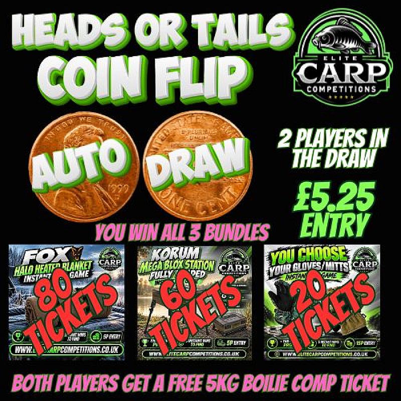 HEADS OR TAILS COIN FLIP AUTO DRAW GAME F2