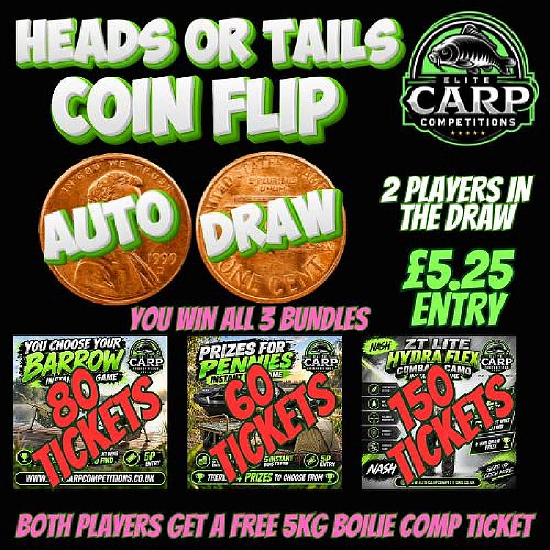 HEADS OR TAILS COIN FLIP AUTO DRAW GAME F4