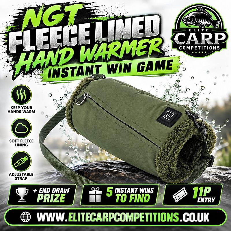 NGT FLEECED LINED HAND WARMER INSTANT WIN GAME + END DRAW