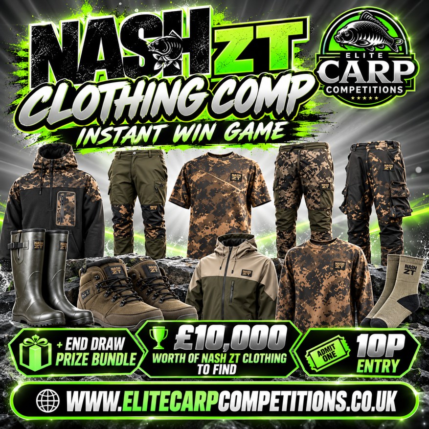 NASH ZT CLOTHING COMP INSTANT WIN GAME + END DRAW 