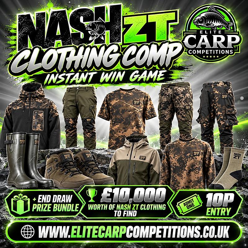 NASH ZT CLOTHING COMP INSTANT WIN GAME + END DRAW 