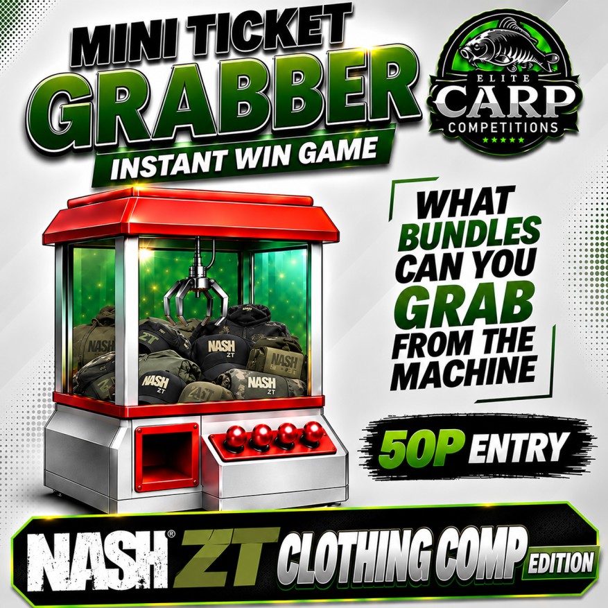 MINI TICKET GRABBER INSTANT WIN GAME NASH ZT CLOTHING COMPS EDITION N2