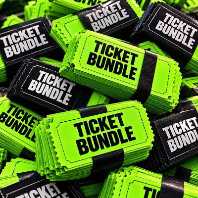 YOU WIN A TICKET BUNDLE OF YOUR CHOICE (WORTH £20)