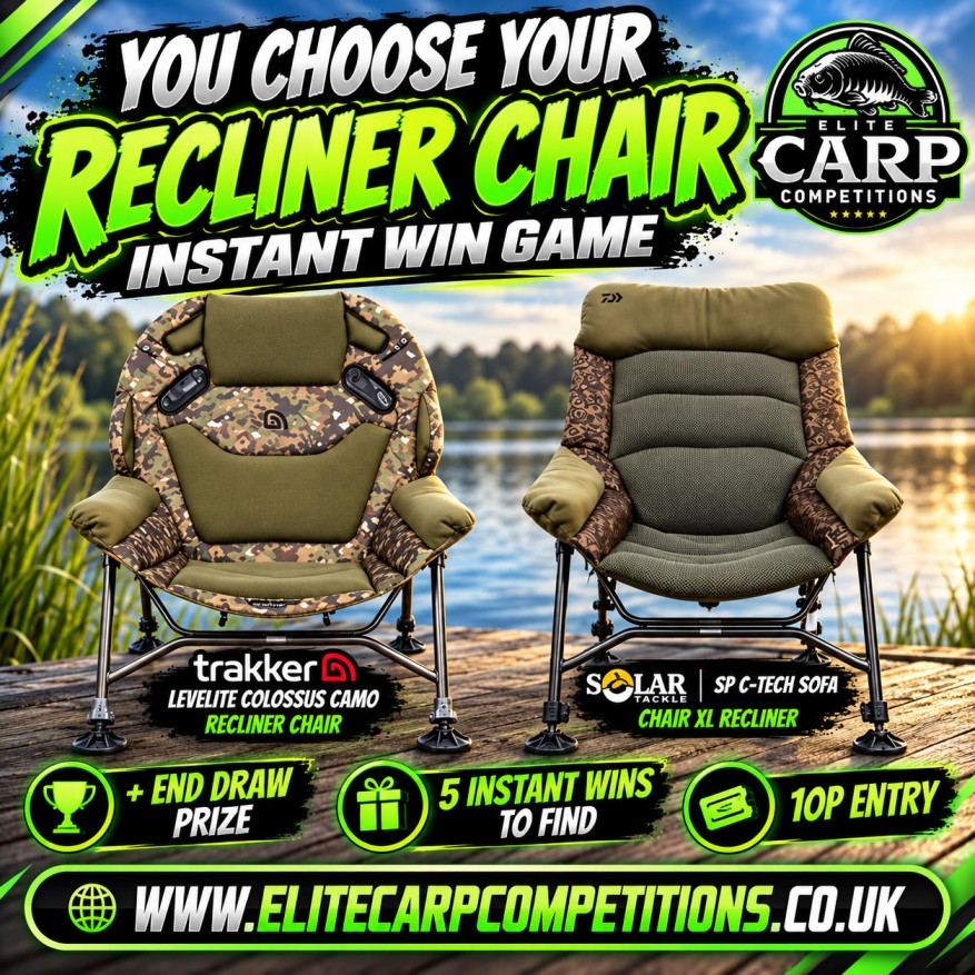 YOU CHOOSE YOUR RECLINER CHAIR INSTANT WIN GAME + END DRAW
