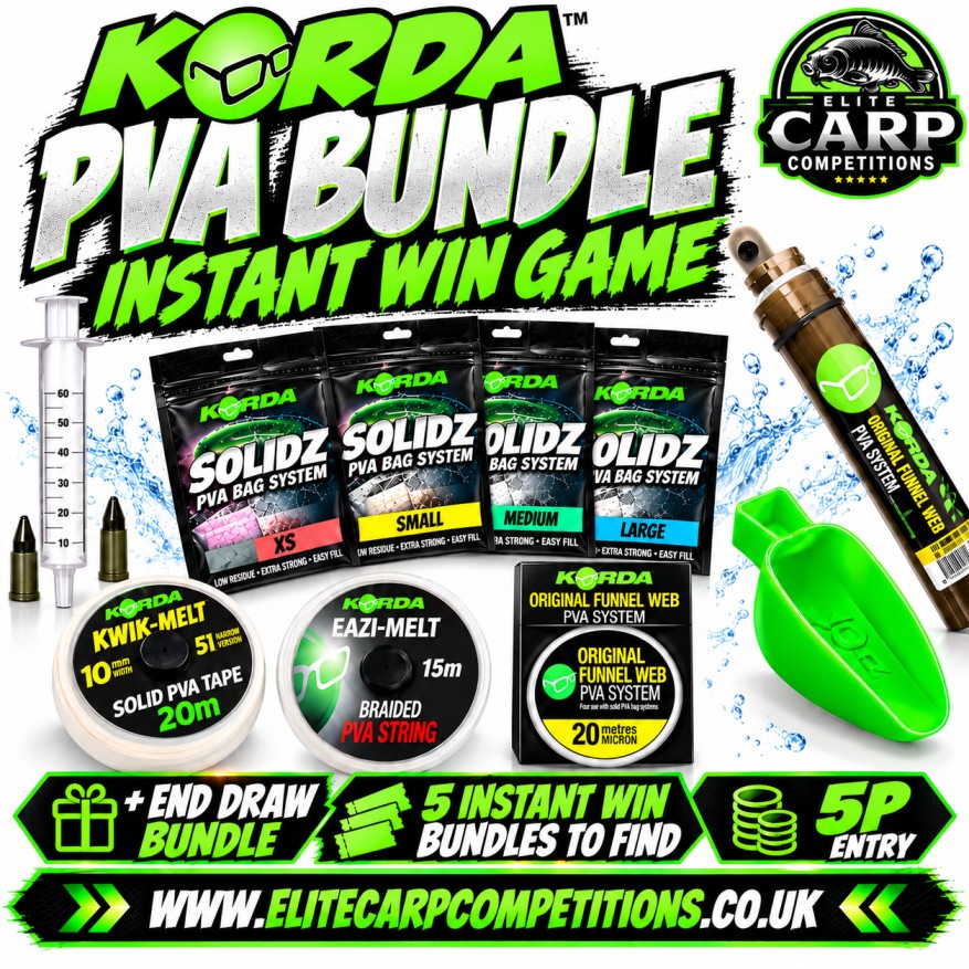 KORDA PVA BUNDLE INSTANT WIN GAME + END DRAW