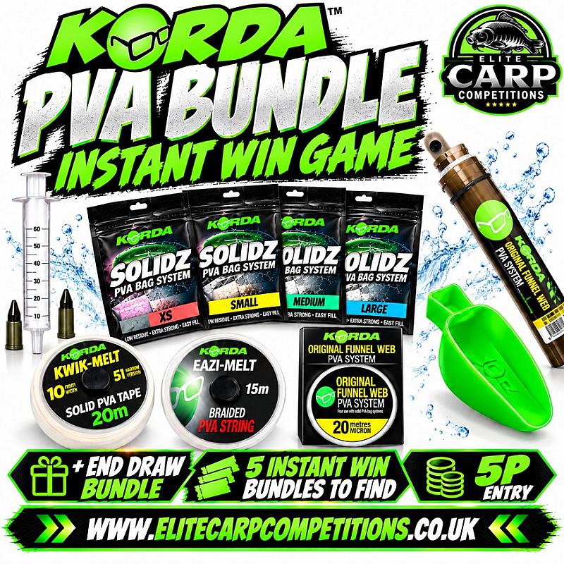 KORDA PVA BUNDLE INSTANT WIN GAME + END DRAW