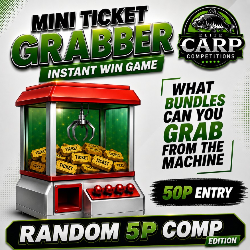 MINI TICKET GRABBER INSTANT WIN GAME RANDOM 5P COMPS EDITION H56