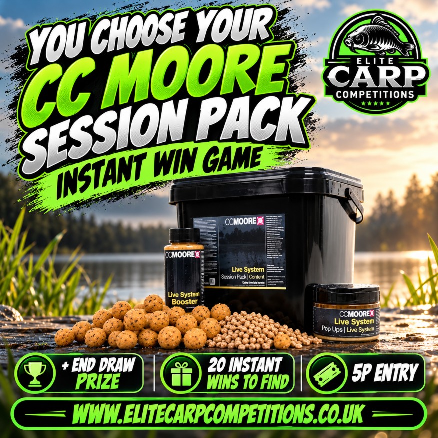 YOU CHOOSE YOUR CC MOORE SESSION PACK INSTANT WIN GAME + END DRAW#3