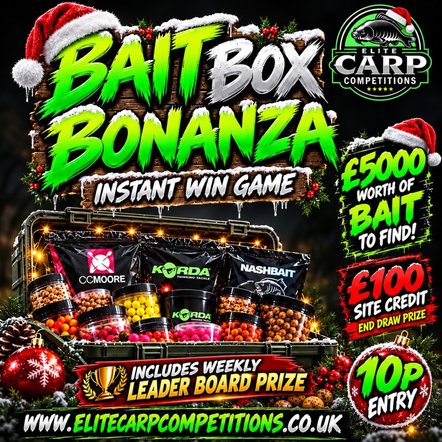 BAIT BOX BONANZA INSTANT WIN GAME + SITE CREDIT END DRAW