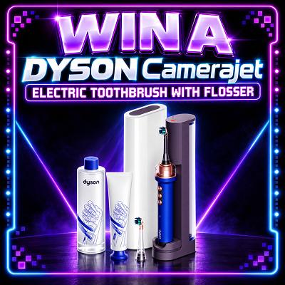 Win A DYSON CameraJet Electric Toothbrush with Flosser 