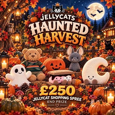 Jellycats Haunted Harvest - £250 Jellycat Shopping Spree End Prize 