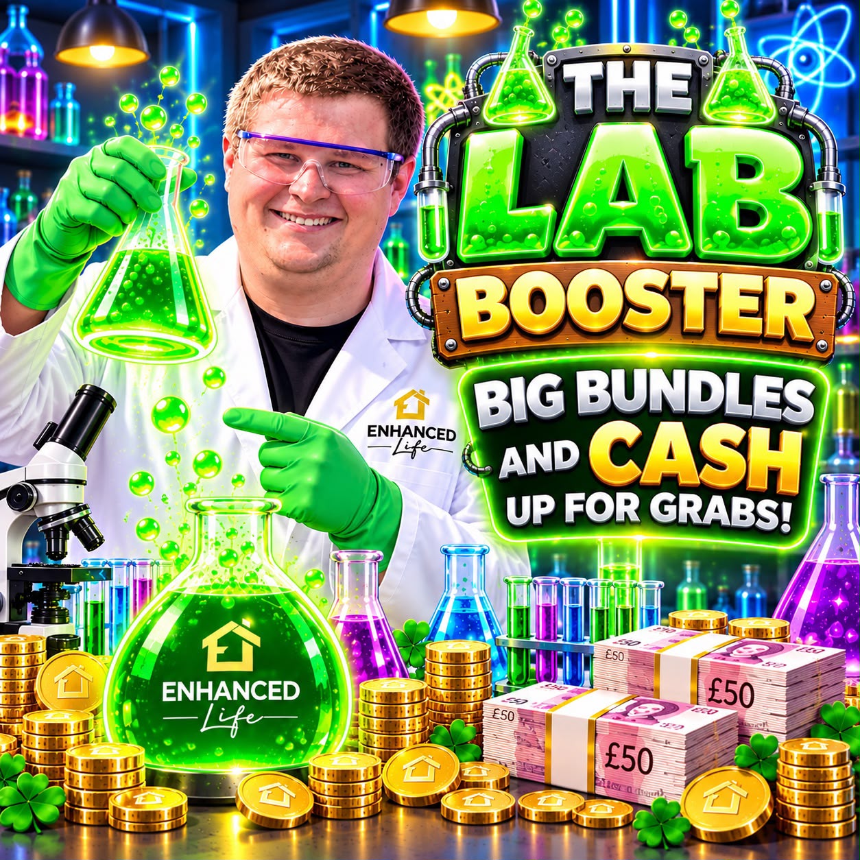 The Lab Booster - £250 Mystery Ticket Bundle End Prize 