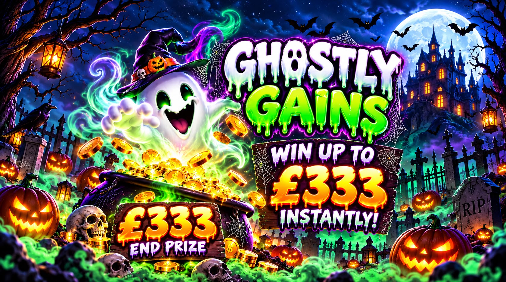 Ghostly Gains - £333 End Prize