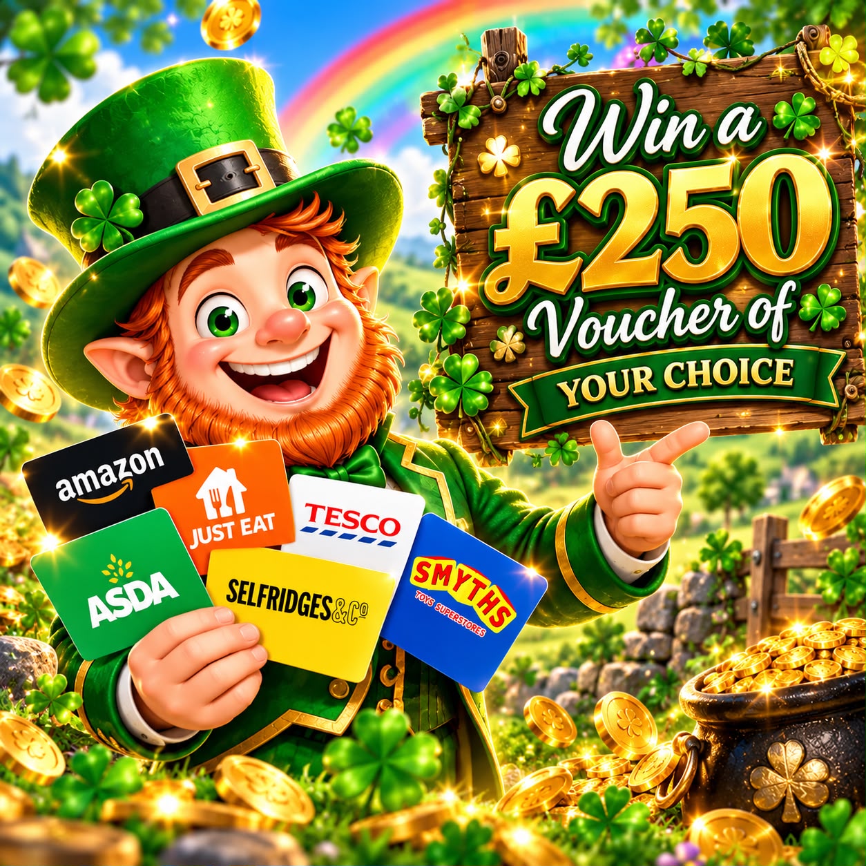 £250 Gift Voucher Of Your Choice