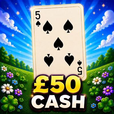 FIVE - £50 Cash 