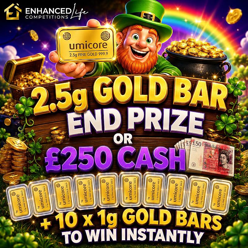 2.5g Gold Bar + Instants