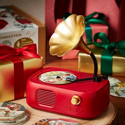 Fortnum & Mason Retro Recordable Musical Advent Gramophone