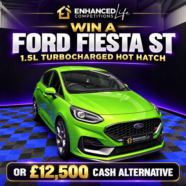 Win a Ford Fiesta ST3 or £12,500 Cash