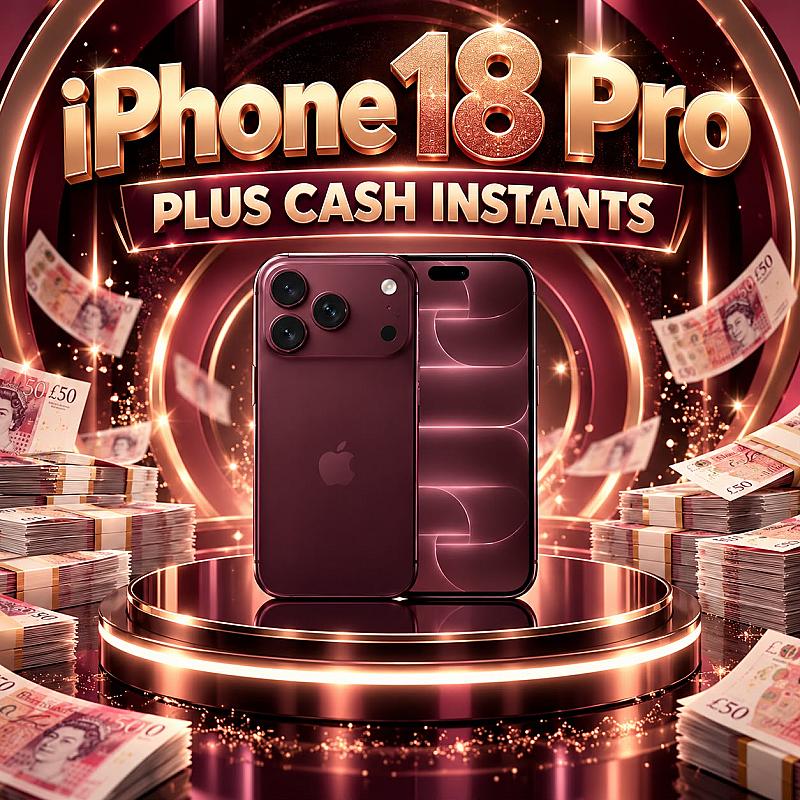 Win An IPhone 18 Pro, Plus Cash Instants - LOW ODDS!