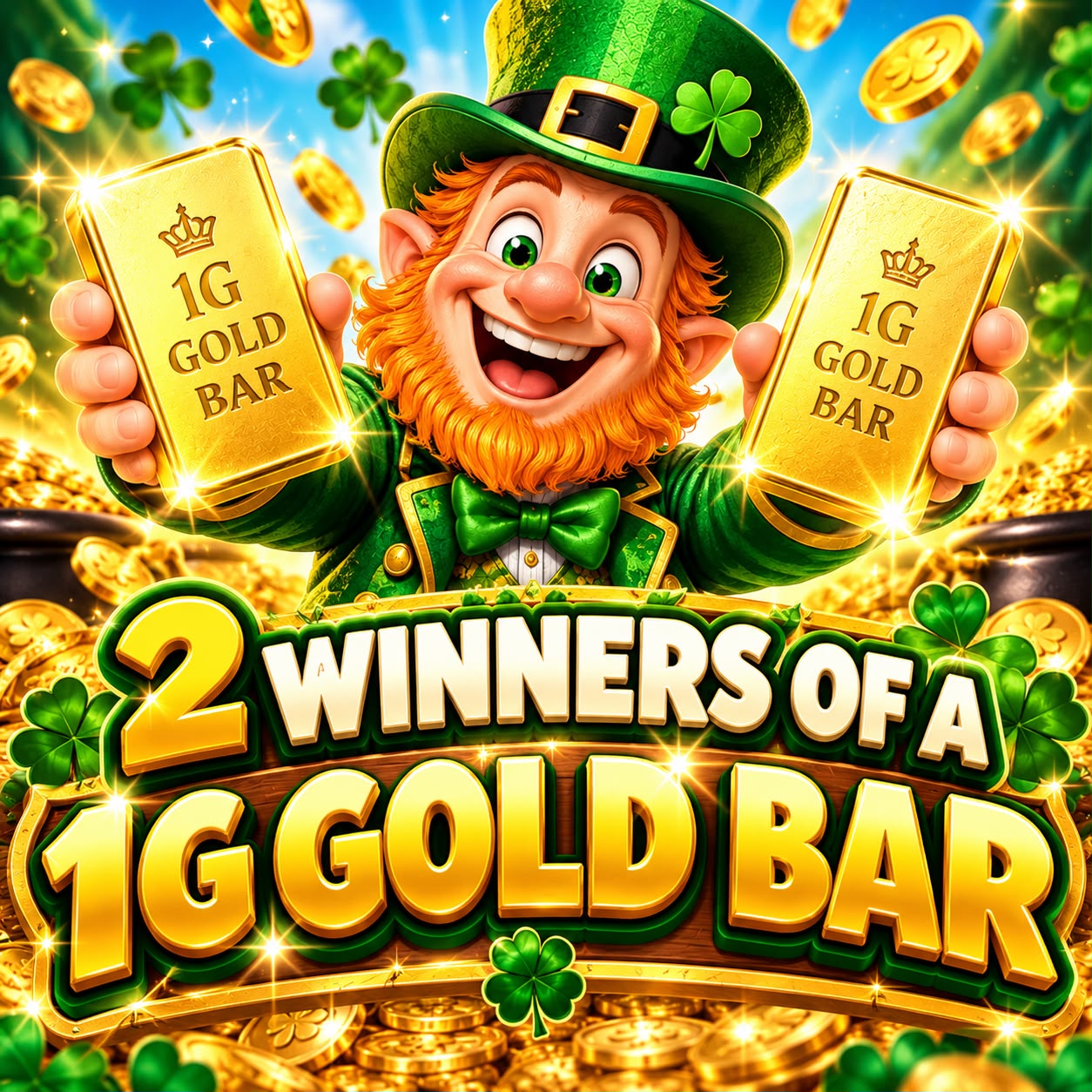 2 Winners Of A 1G Gold Bar