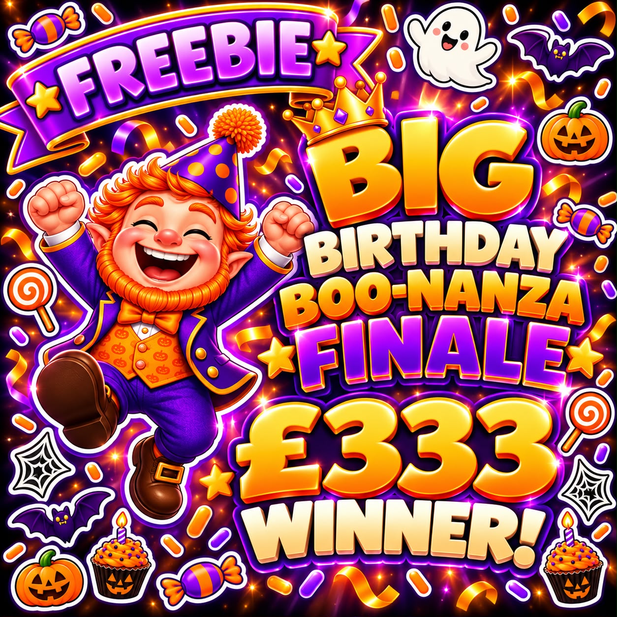 Birthday BOO-Nanza finale - £333 winner! 