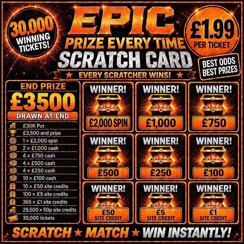30K EVERY TICKETS A WINNER
